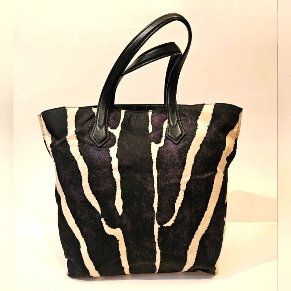 Fendi Zebra Print Tote Bag